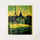 Bonneville converteerbaar in 1960 wandkleed (Voorkant)