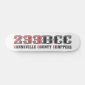 Bonneville County Chopper 233BCC Schaats Deck Persoonlijk Skateboard (Horizontaal)