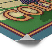 Bonneville Dam - Columbia River, OR Travel Poster (Hoek)