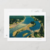 Bonneville Dam en Columbia Briefkaart (Voorkant / Achterkant)