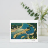 Bonneville Dam en Columbia Briefkaart (Staand voorkant)