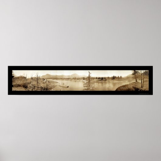 Bonneville Dam Locks Photo 1934 Poster (Voorkant)