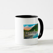 Bonneville Dam op Columbia River Mok (Voorkant rechts)