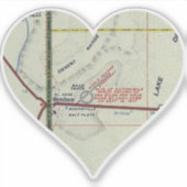 Bonneville Salt Flalts Map Sticker (Voorkant)