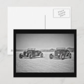 Bonneville Salt Flats Flat Head Briefkaart (Voorkant / Achterkant)