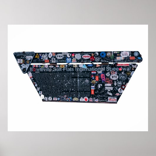 Bonneville Salt Flats International Speedway Poster (Voorkant)