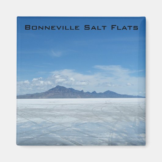 Bonneville Salt Flats Magneet (Voorkant)