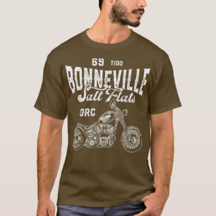 Bonneville Salt Flats Motorcycle Racing Biker Love T-shirt