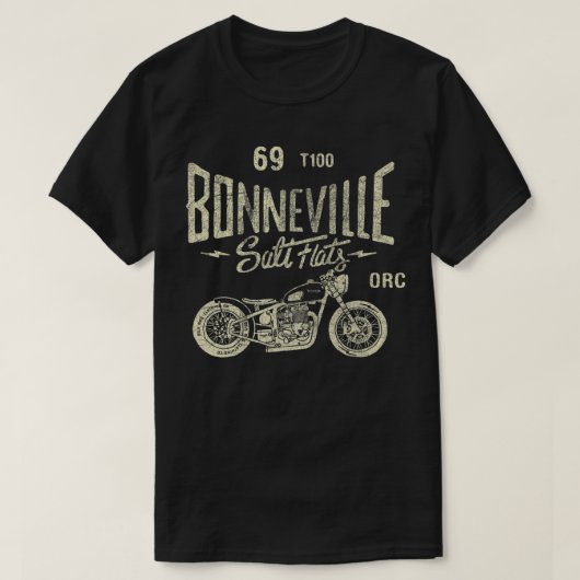 Bonneville Salt Flats Motorcycle Racing gift T-shirt (Design voorkant)