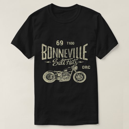 Bonneville Salt Flats Motorcycle Racing gift T-shirt (Design voorkant)