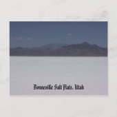 Bonneville Salt Flats, Utah Briefkaart (Voorkant)