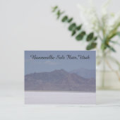 Bonneville Salt Flats, Utah Briefkaart (Staand voorkant)