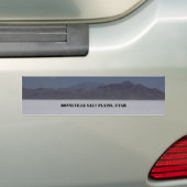 Bonneville Salt Flats, Utah Bumpersticker (Op auto)
