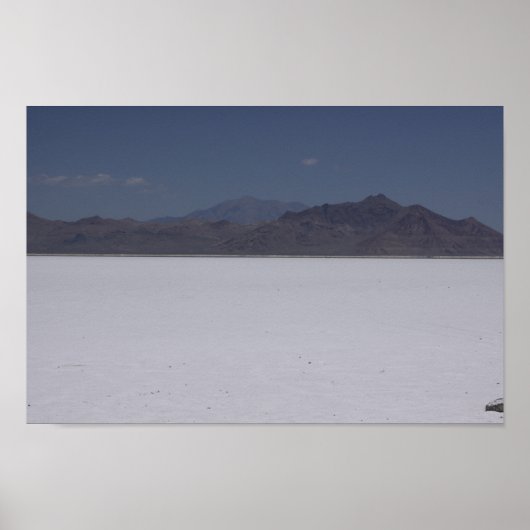 Bonneville Salt Flats, Utah Poster (Voorkant)