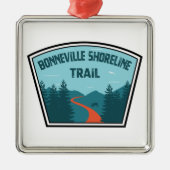 Bonneville Shoreline Trail Metalen Ornament (Voorkant)