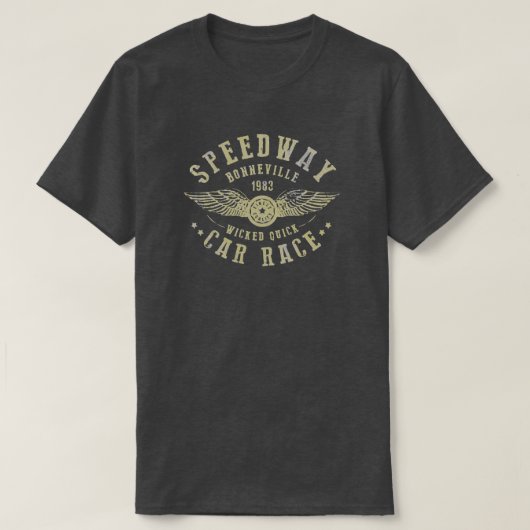 BONNEVILLE SPEEDWAY | Retro | VINTAGE | Obscure T-shirt (Design voorkant)