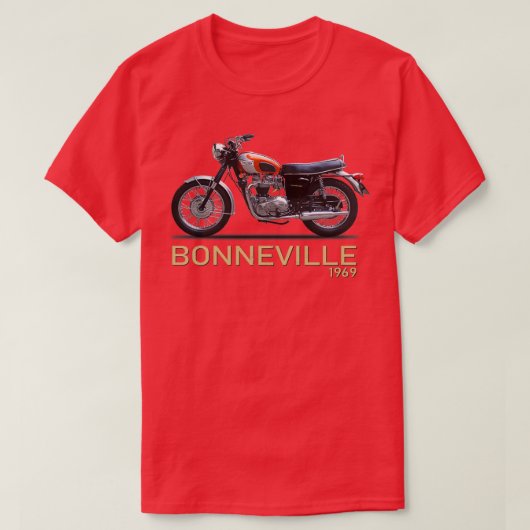 Bonneville T120 1969 T-shirt (Design voorkant)