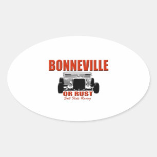 bonneville zout flats racen ovale sticker