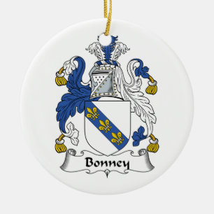 Bonney Family Crest Keramisch Ornament