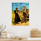 Bonnie and Clyde Fooling Around 1934 AI Painting Poster (Keuken)