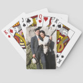 Bonnie And Clyde Omhelzing 1933 Geremasterd Pokerkaarten (Achterkant)