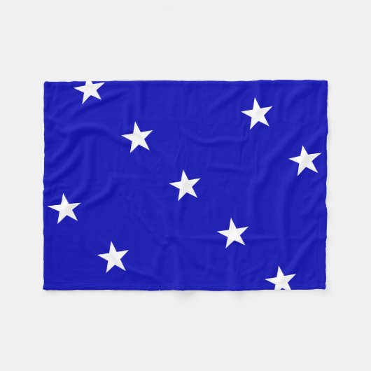 Bonnie Blue Flag Fleece Deken (Voorkant (Horizontaal))