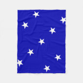 Bonnie Blue Flag Fleece Deken (Voorkant)
