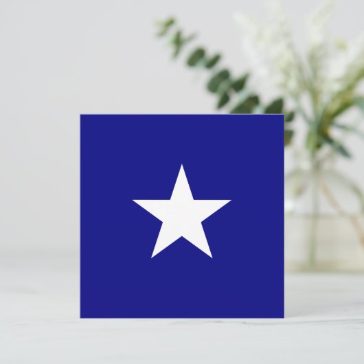 Bonnie Blue Flag Kaart (Staand voorkant)