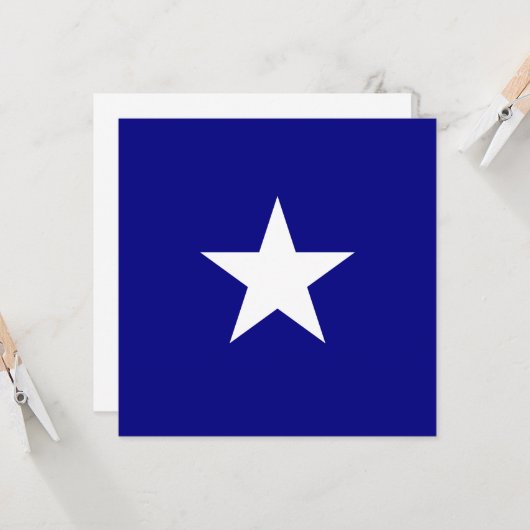 Bonnie Blue Flag Kaart (Voorkant / Achterkant in situ)