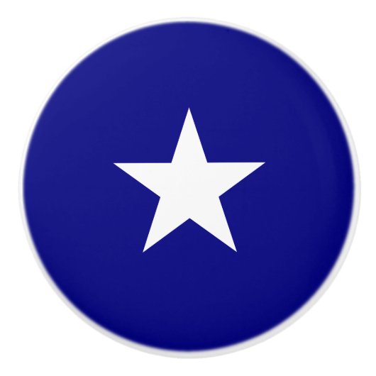 Bonnie Blue Flag Keramische Knop (Voorkant)