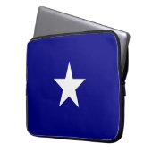 Bonnie Blue Flag Laptop Sleeve (Voorkant Links)