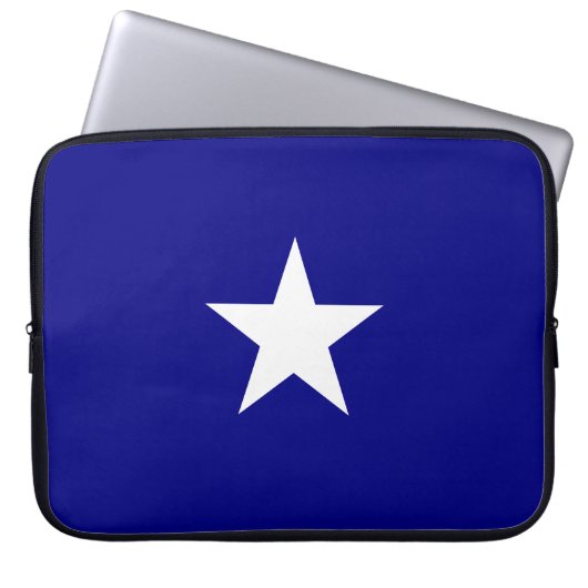 Bonnie Blue Flag Laptop Sleeve (Voorkant)