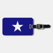 Bonnie Blue Flag met Lone White Star Bagagelabel (Voorkant horizontaal)