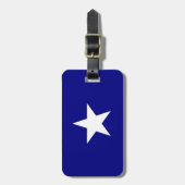 Bonnie Blue Flag met Lone White Star Bagagelabel (Voorkant verticaal)