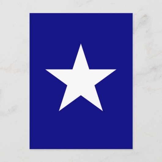 Bonnie Blue Flag met Lone White Star Briefkaart (Voorkant)