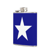 Bonnie Blue Flag met Lone White Star Flask Heupfles (Links)