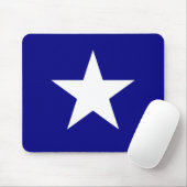 Bonnie Blue Flag met Lone White Star-Muismat Muismat (Met muis)