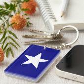 Bonnie Blue Flag met Lone White Star Sleutelhanger (Voorkant Rechts)