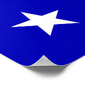 Bonnie Blue Flag Poster (Hoek)