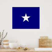Bonnie Blue Flag Poster (Keuken)