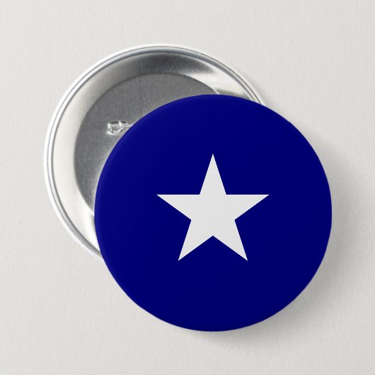 Bonnie Blue Flag Ronde Button 7,6 Cm (Voorkant /achterkant)