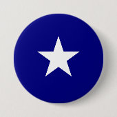 Bonnie Blue Flag Ronde Button 7,6 Cm (Voorkant)