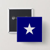 Bonnie Blue Flag Vierkante Button 5,1 Cm (Voorkant /achterkant)