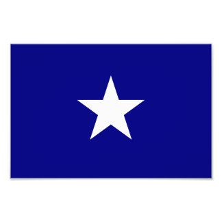 Bonnie Blue Flag White Star Foto Afdruk