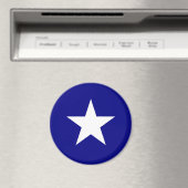 Bonnie Blue Flag White Star Magneet (Insitu (Vaatwasser))