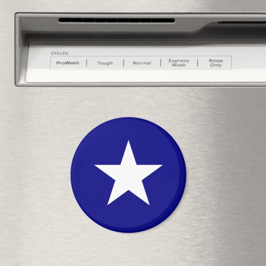 Bonnie Blue Flag White Star Magneet (Insitu (Vaatwasser))