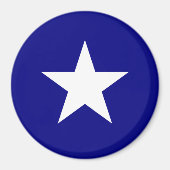 Bonnie Blue Flag White Star Magneet (Voorkant)