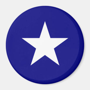 Bonnie Blue Flag White Star Magneet