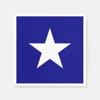 Bonnie Blue Flag White Star Servetten
