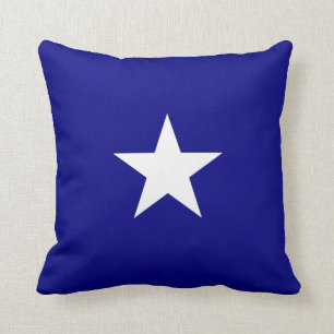 Bonnie Blue Flag Witte Ster Kussen